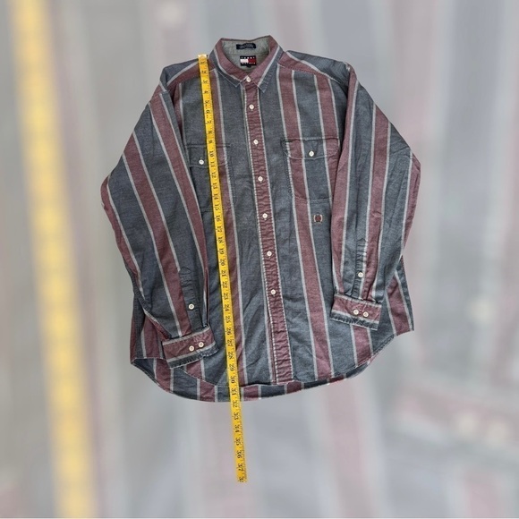 Vintage Tommy Hilfiger mens button down long sleeve shirt size M - Picture 5 of 5
